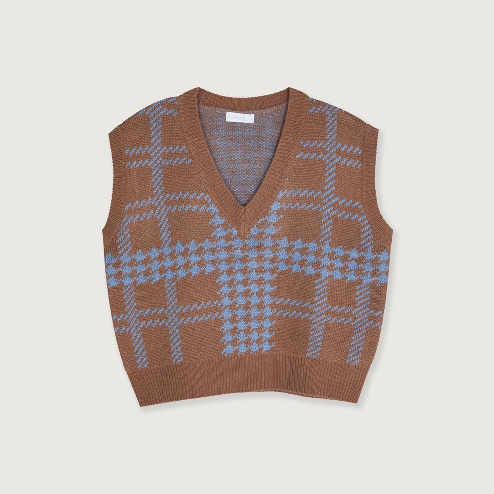 Oversized knit Sweater Vest